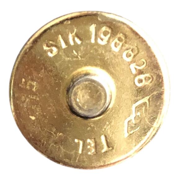 Vintage Bold Eye Catching Black Metallic With Gold Hardware Shoulder Bag - Picture 11 of 13